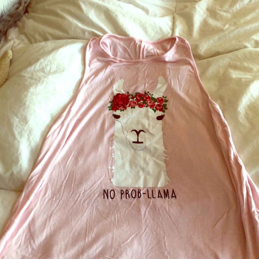 Pink Graphic Embellished Tank